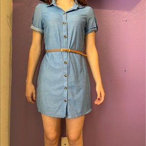 Button Down Collared Dress